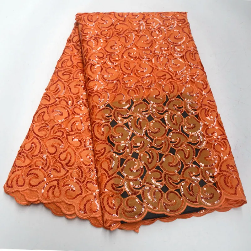 Африканская кружевная ткань из двойной органзы с блестками,, новейшее нигерийское свадебное платье, высокое качество, органза, французское Сетчатое кружево DG815