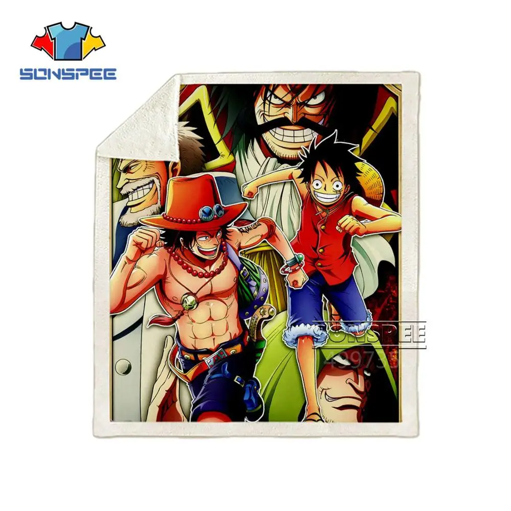 SONSPEE one piece Saab аниме Харадзюку для детей и взрослых 3D печатное одеяло теплое покрывало для дивана осеннее постельное белье для путешествий для отдыха K171