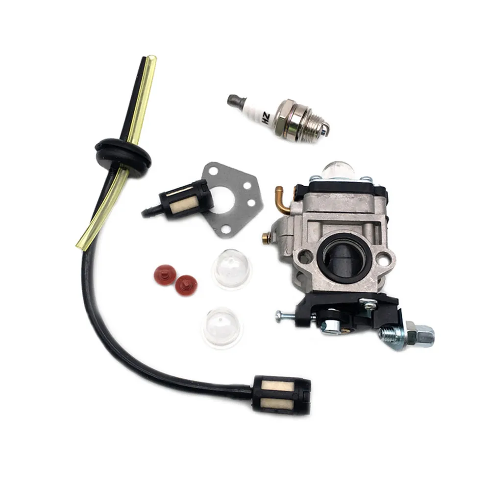 Carburettor Kit for 52cc 49cc 43cc Brush Cutter Seal Hose Spark Plug Petrol Filter for Engine 40-5 44-5 Garden Tools carburetor kit carburetor replacement parts