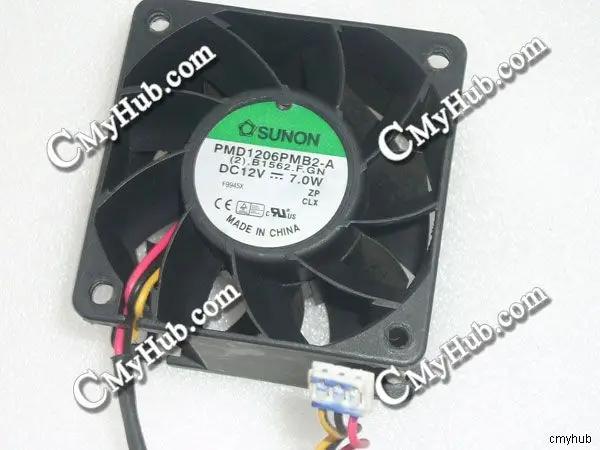 Для SUNON PMD1206PMB2-A(2). B1562.F. GN DC12V 7,0 W 6038 6 см 60 мм 60x60x38 мм 3Pin Вентилятор охлаждения