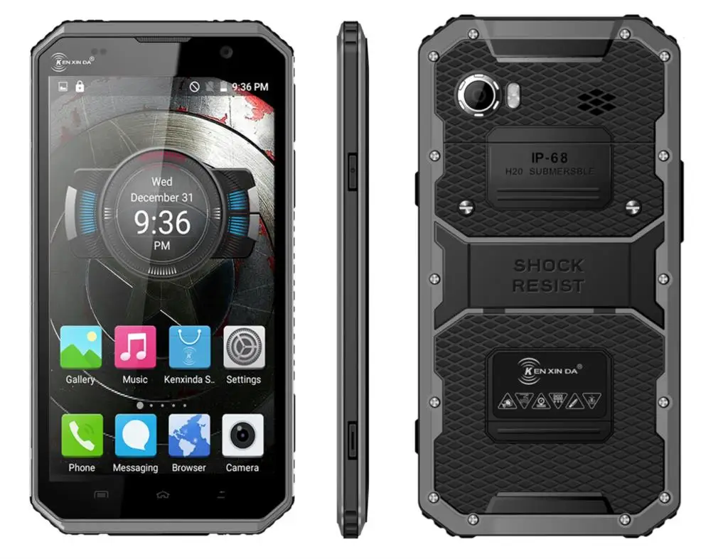 Kenxinda W9 IP68 ультра тонкий водонепроницаемый телефон мобильный ударопрочный 4G LTE
