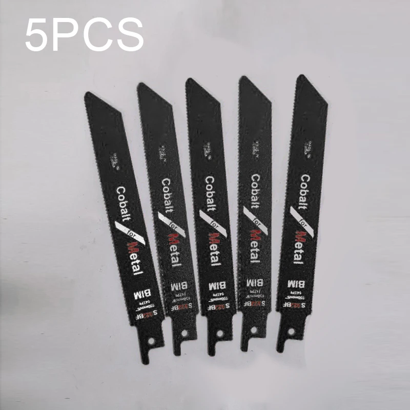 5pcs 150mm 6inch Bim 14 Tpi Reciprocating Saw Blades S922bf For Bosch Cutting J1 Home Garden Supplies