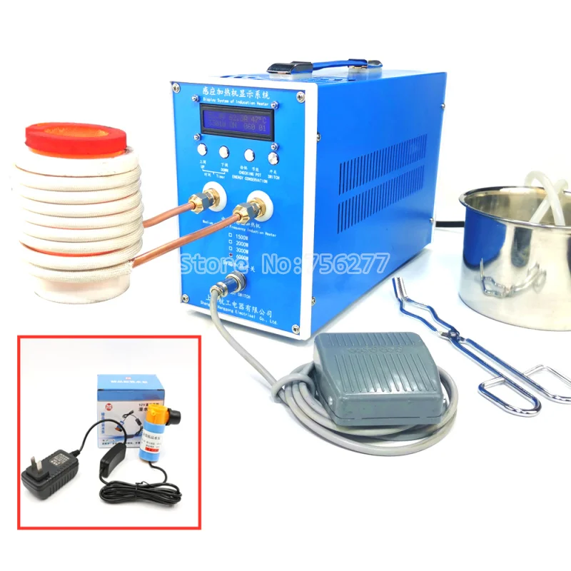 6000W ZVS Induction Heater Induction Heating Machine Metal Smelting Furnace High Frequency