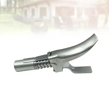 

Silver Grease Gun Coupler Quick Release Lock On Compatible With All Grease Tool