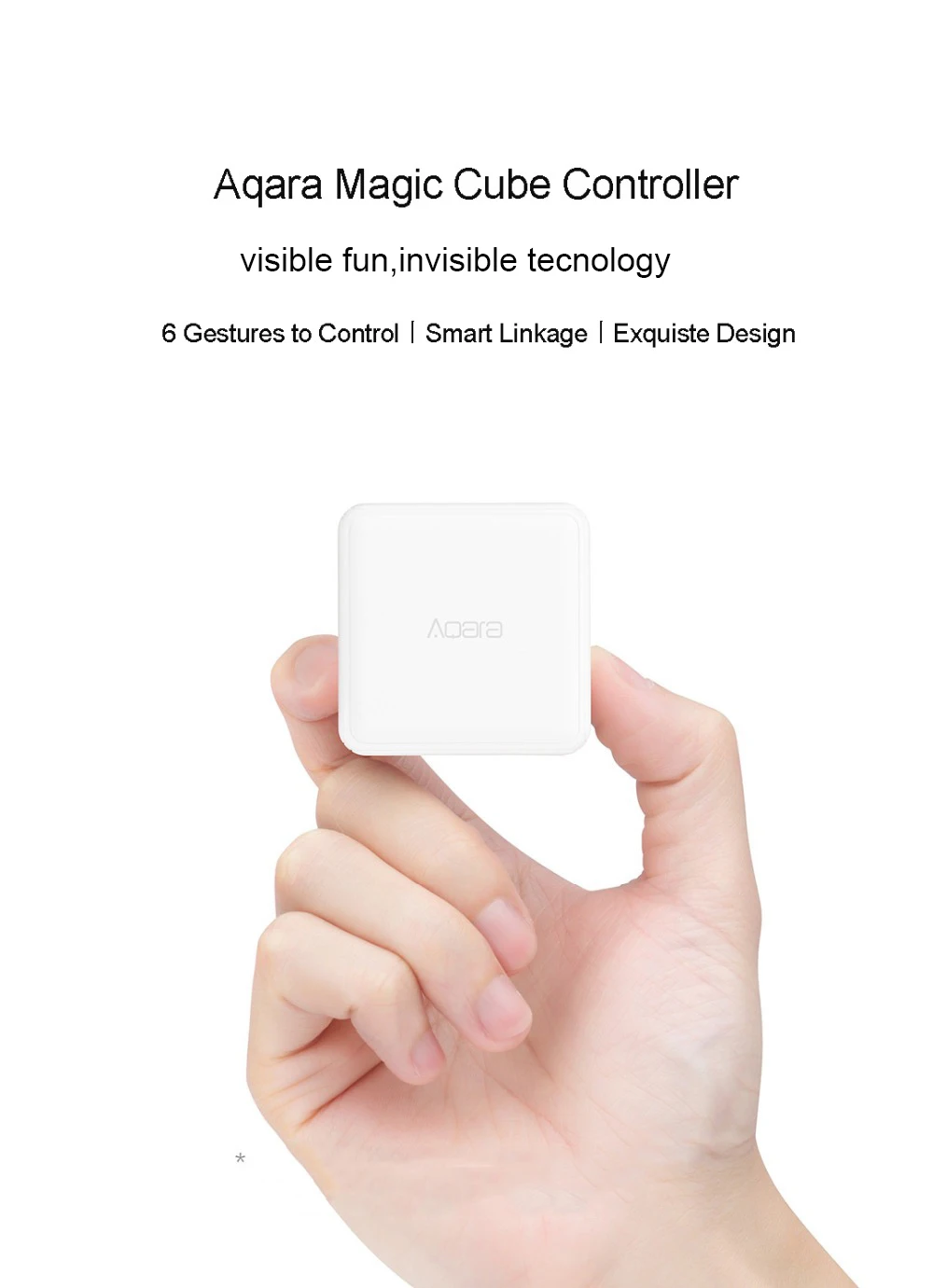 Aqara Magic Cube control ler умный пульт дистанционного управления Zigbee версия управления l шесть действий устройство «умный дом» работает с