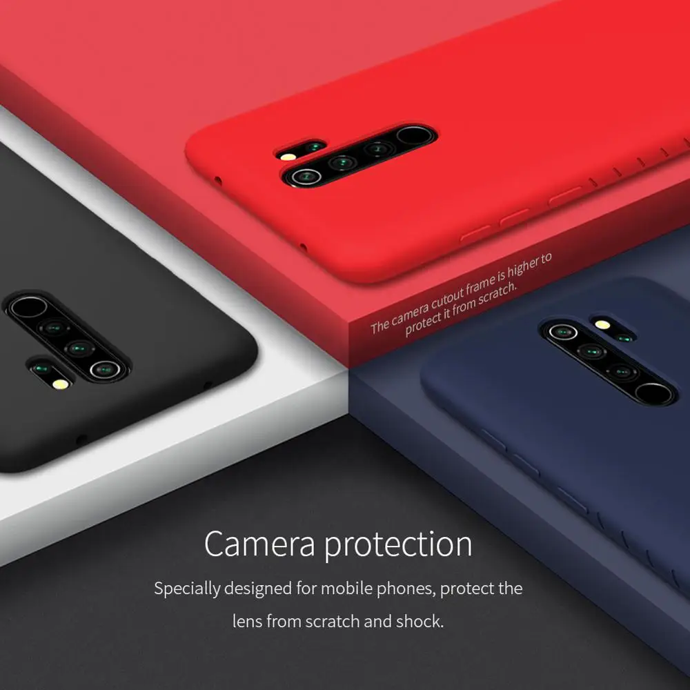 Redmi Note 8 Pro чехол Nillkin прорезиненный ТПУ силиконовый чехол для задней панели мягкий чехол для телефона Xiaomi Redmi Note 8 Pro глобальная версия Чехол