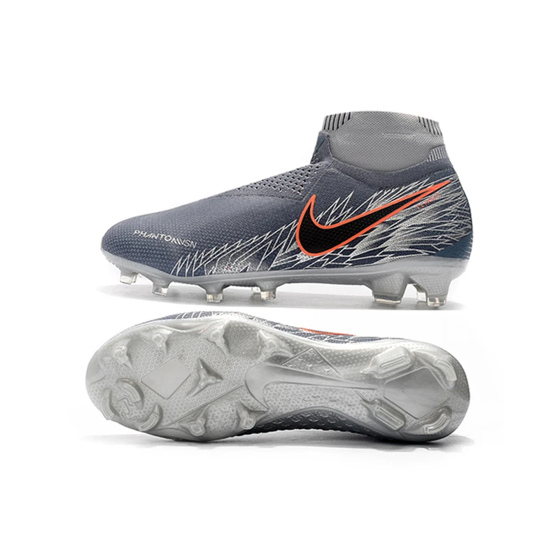 Nike Phantom VSN тени Elite DF FG Футбол бутсы кроссовки Для мужчин футбольные бутсы с волнообразным краем; Zapatos De Futbol Hombre Nike Бутсы; большие размеры 39-45