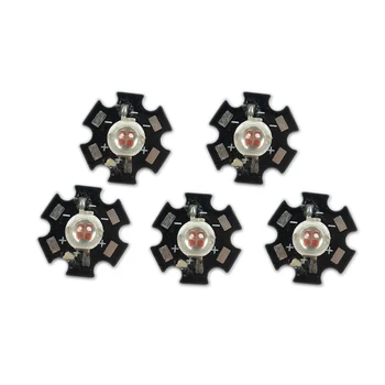 

5PCS 5W Red 620NM 660nm High Power LED 5watt for Plant Grow Light Lamp with PCB 1400mA