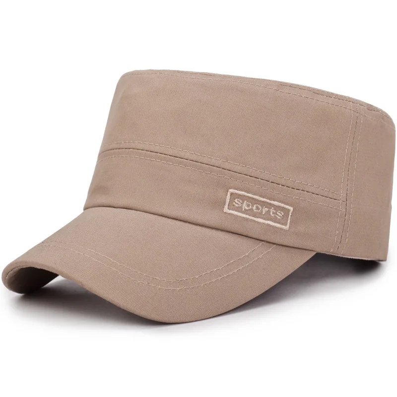 2019 NEW Fashion Mens Hat Men Flat Roof Military Cadet Patrol Bush Baseball Cap Snapback Casual Army Hats Caps |