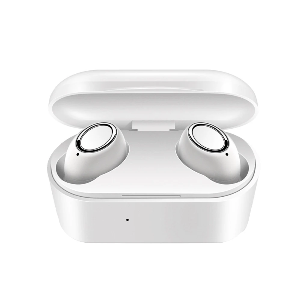 LTP TWS Bluetooth 5,0 Беспроводные наушники с микрофоном для телефона 3D стерео бас гарнитура беспроводные наушники - Цвет: Белый