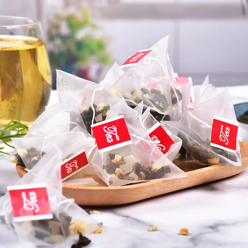 &quotTea Bag Tears Red Silver Gold Chrysanthemum Beauty And Fat Eliminating Triangle Bean Jobs Money Peach Oblong Brand Name&quot | Дом и сад