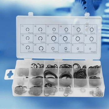 

Storage Retaining Ring Holder Container Set 18 Sizes Internal & External