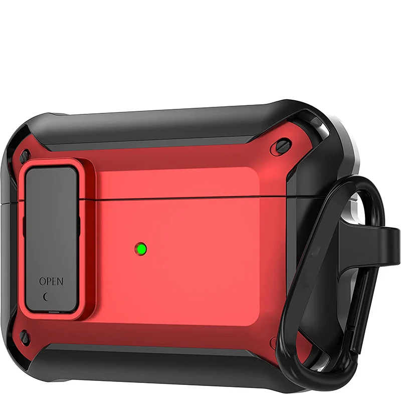 

Case For Airpods Pro Wireless Bluetooth Earphone Case Cover For Airpods 2 Armor TPU+PC Charging Box Cover For Airpods 3 2021
