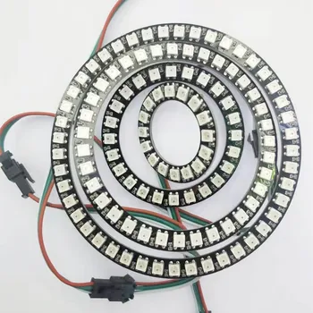 

WS2812B Ring 16 24 35 45 Bits LEDs WS2812B SK6812 5050 RGB Dream Colour LED Ring WS2812 IC 5050 Built-in RGB addressable DC5V
