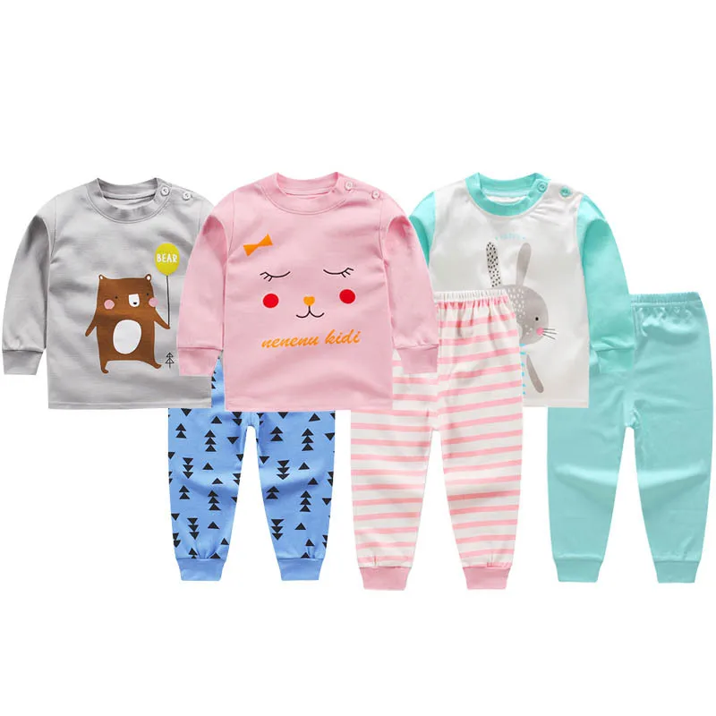 Boys Girls Clothes Thermal Underwear Children Kid Winter Autumn Cotton