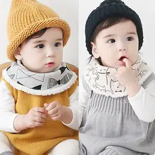 2 цвета, детская шапка, От 0 до 3 лет, кашемировый полукруг для маленьких мальчиков и девочек, серый галстук-бабочка, молочный рисунок, мышка, нагрудник, хлопок, для 0-3 лет