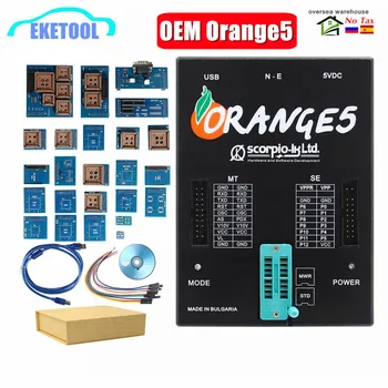 

ORANGE 5 OEM ECU Programmer Adapter V1.34 Full Adapters Hardware+Enhanced Function Orange 5 V1.35 Full Adapter Set