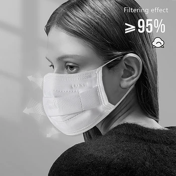 

40pcs KN95 Face Mask Mascherine Anti Virus 7 Layer Mouth Filter Anti Virus Disposable Mask