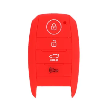 

Car remote control silicone case for Kia K3 smart 4 button red black Sea blue HOT