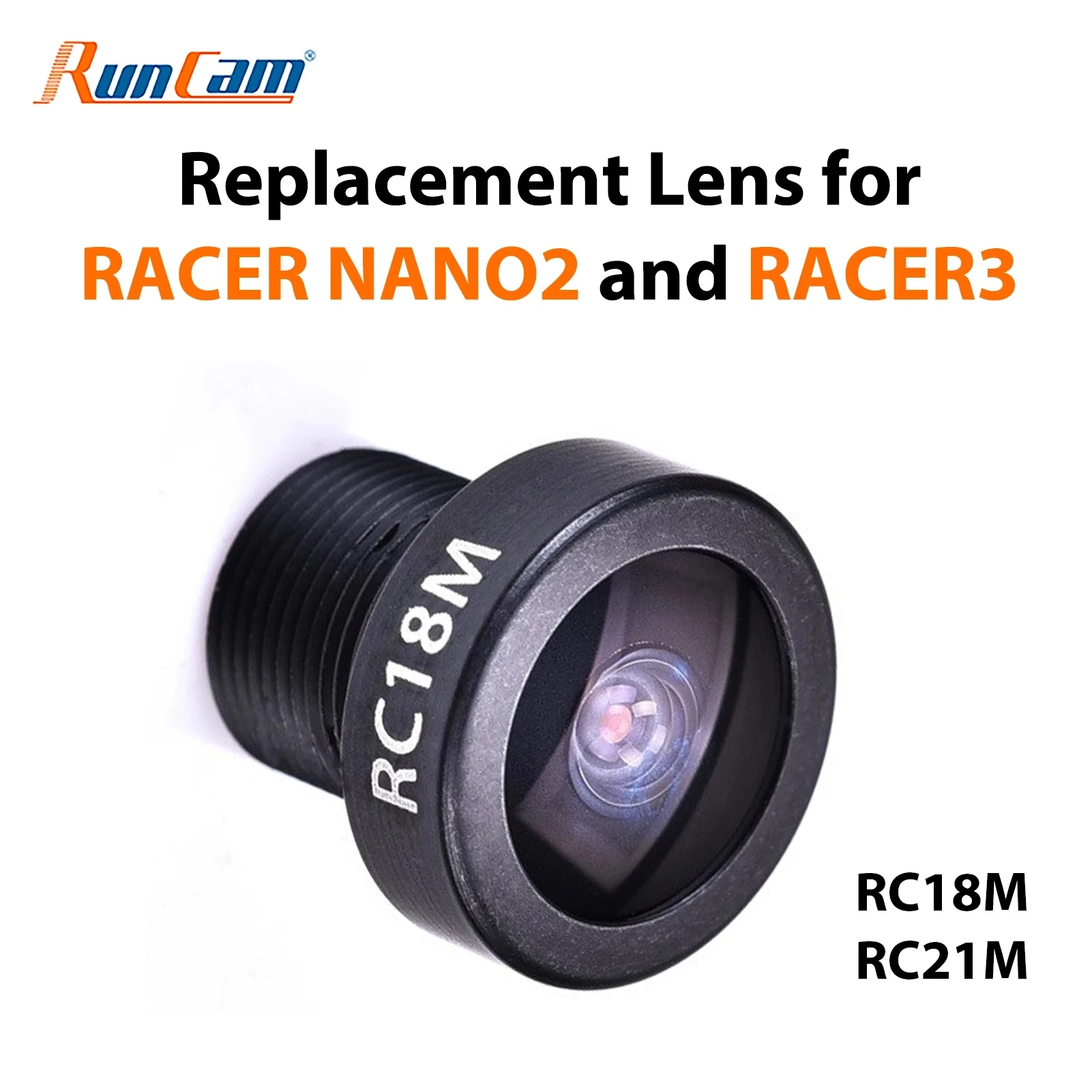 RunCam RC21M 2.1 mm Objectif pour série RunCam Racer Micro Swift/Sparrow 1/2 Robin 