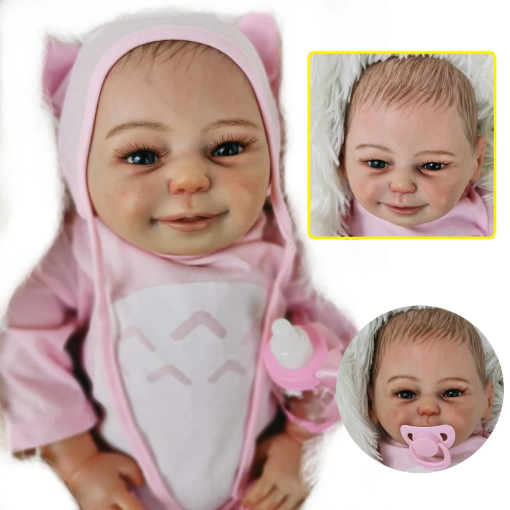 Reborn Baby Dolls Реалистичная богатая живопись 20 дюймов куклы живые Новорожденные