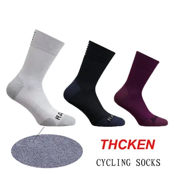 

2020 Autumn and Winter Cycling Socks Sole of Foot Thicken Bike Professional Brand Sport Socks Breathable Road Bicycle Socks