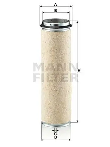 Фильтр воздушный дополнительный MANN-FILTER CF1200