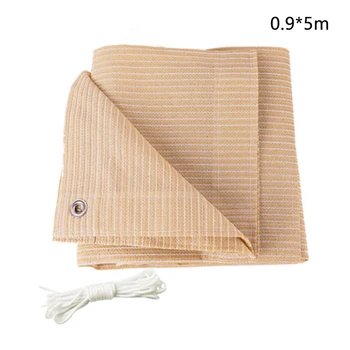 

UV Block Easy Install Knitted Backyard 0.9x5m HDPE Breathable Privacy Screen Shade Sail Garden Home Balcony Wind Protection