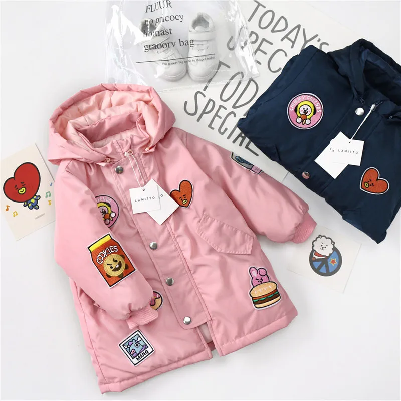 Cotton Padded Coat Hooded Coat Boy 