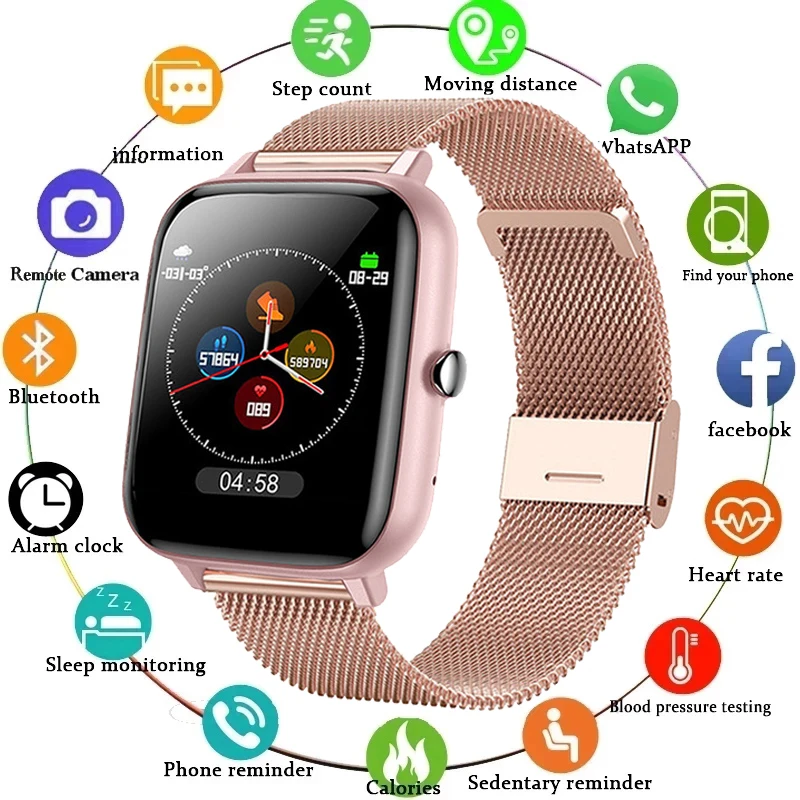 Смарт-часы с пульсометром тонометром фитнес-трекером | Электроника