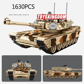 

Modern military 1:28 scale M1A2 Abrams Main Battle Tank batisbricks building block model ww2 America army figures bricks toys
