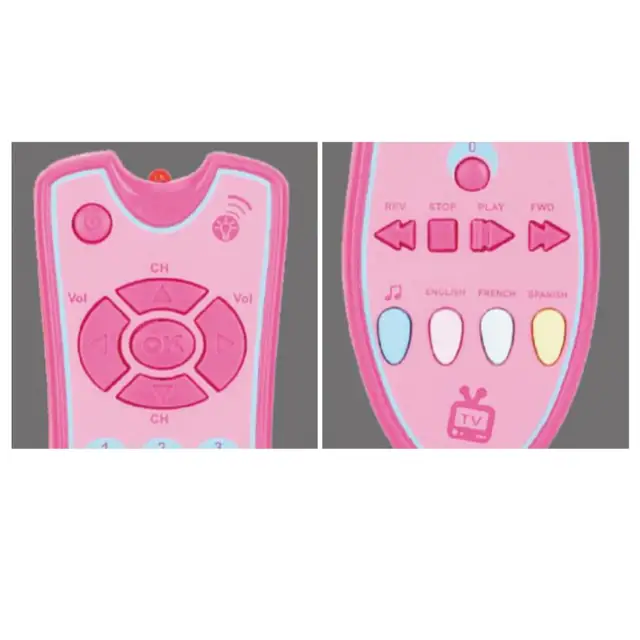 Baby Simulation TV Remote Control Kids Educational Music English Learning Baby Toy Interactive Toys for Kids 4