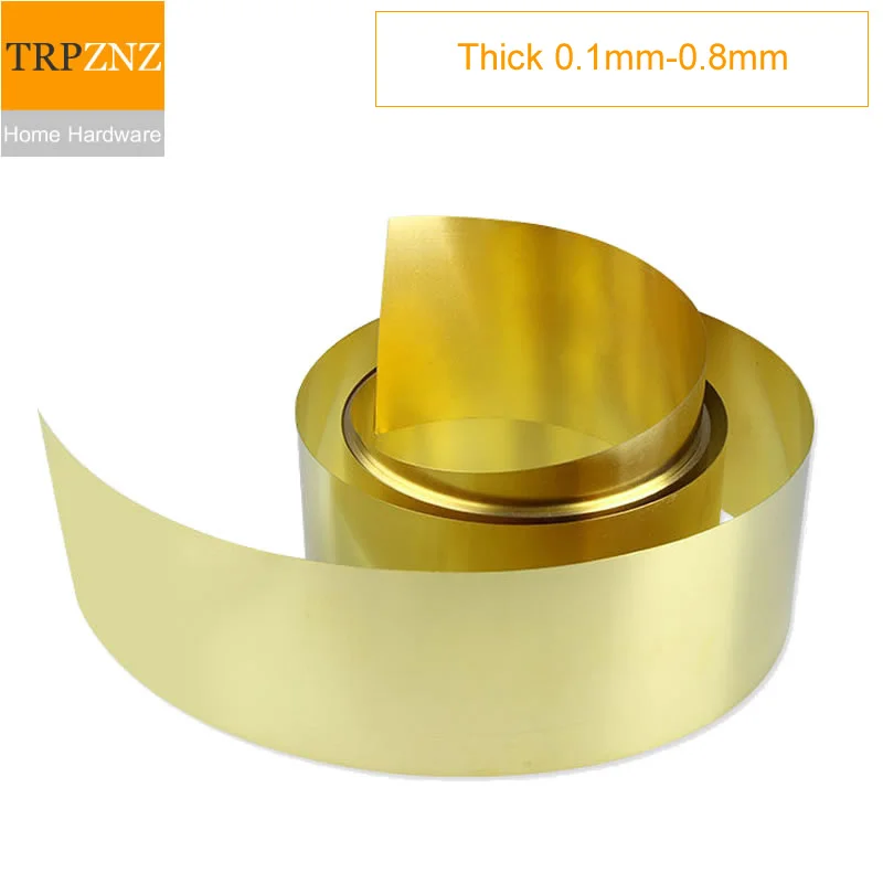 Feuille de laiton feuille ceinture 0.1/0.2/0.3/0.4/0.5/0.6/0.8mm épais modèle fabrication de bijoux 