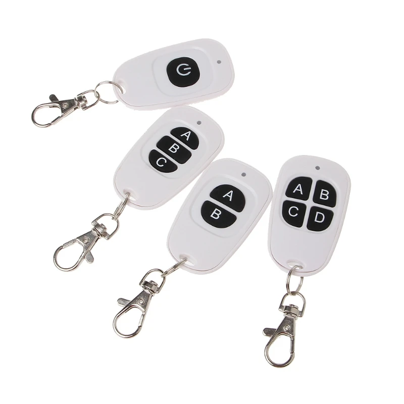 

1CH 2CH 3CH 4CH RF Wireless Remote Control 1-4 Button Transmitter 433 MHz EV1527 D08A