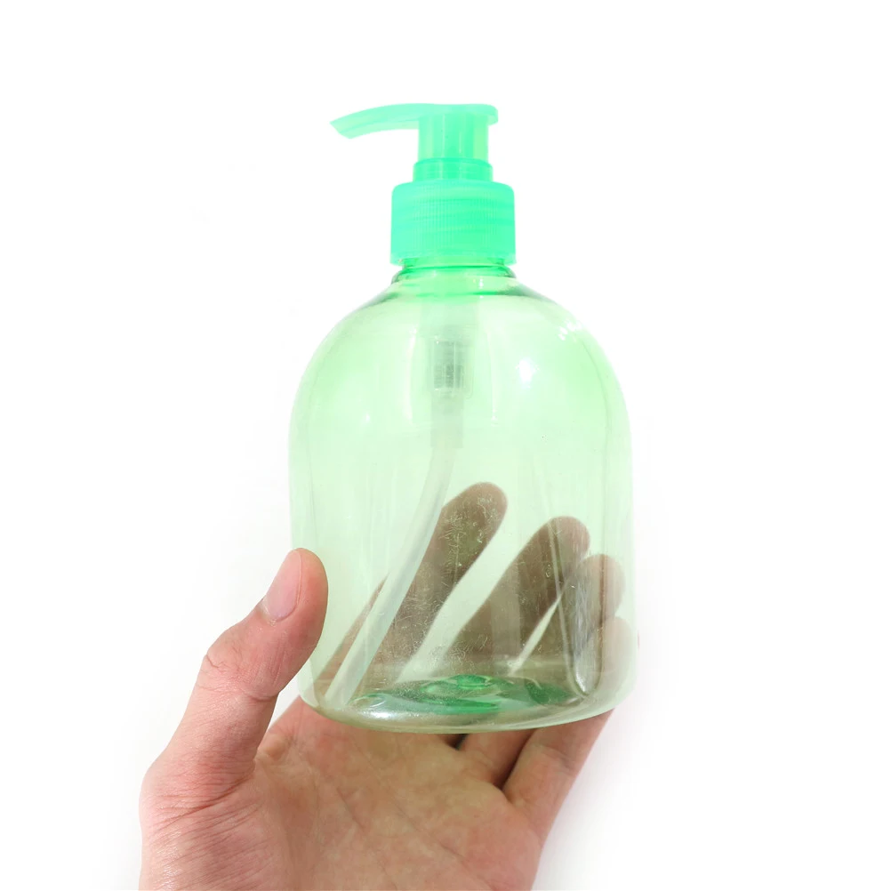 500ml Liquid Hand Soap Plastic Dispenser Bathroon Bottle Shampoo Lotion Foam Pump