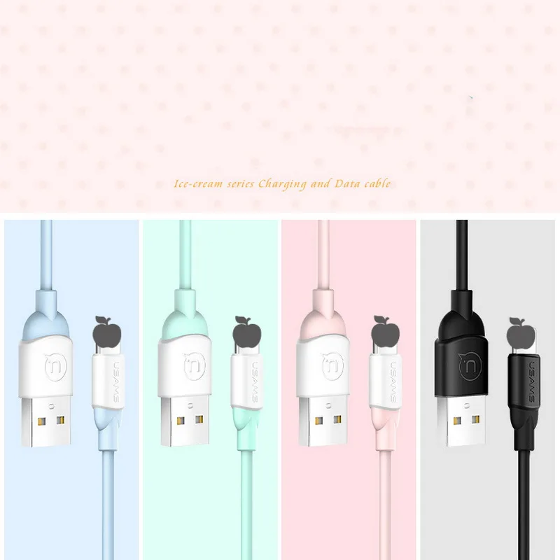 1 м для type C 8Pin Micro USB кабель для iPhone 8X7 6 6S Plus iOS 10 9 8 samsung Nokia USB кабели для быстрой зарядки шнур