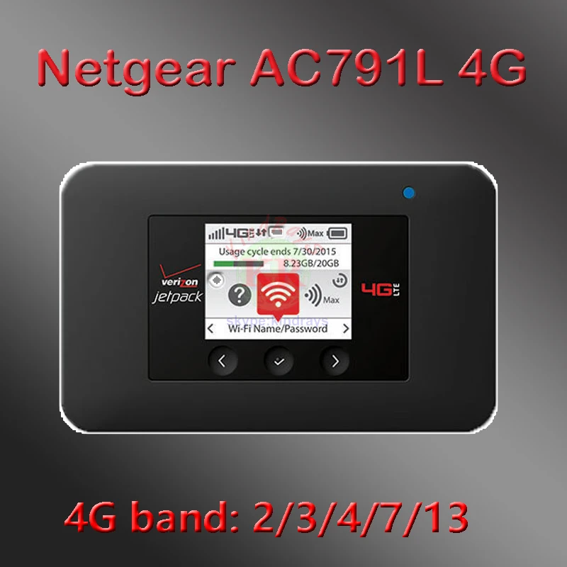 Разблокированная Мобильная точка доступа Netgear AC791 aircard 791L Verizon Jetpack 4G LTE AC791L Cat6 с 4340