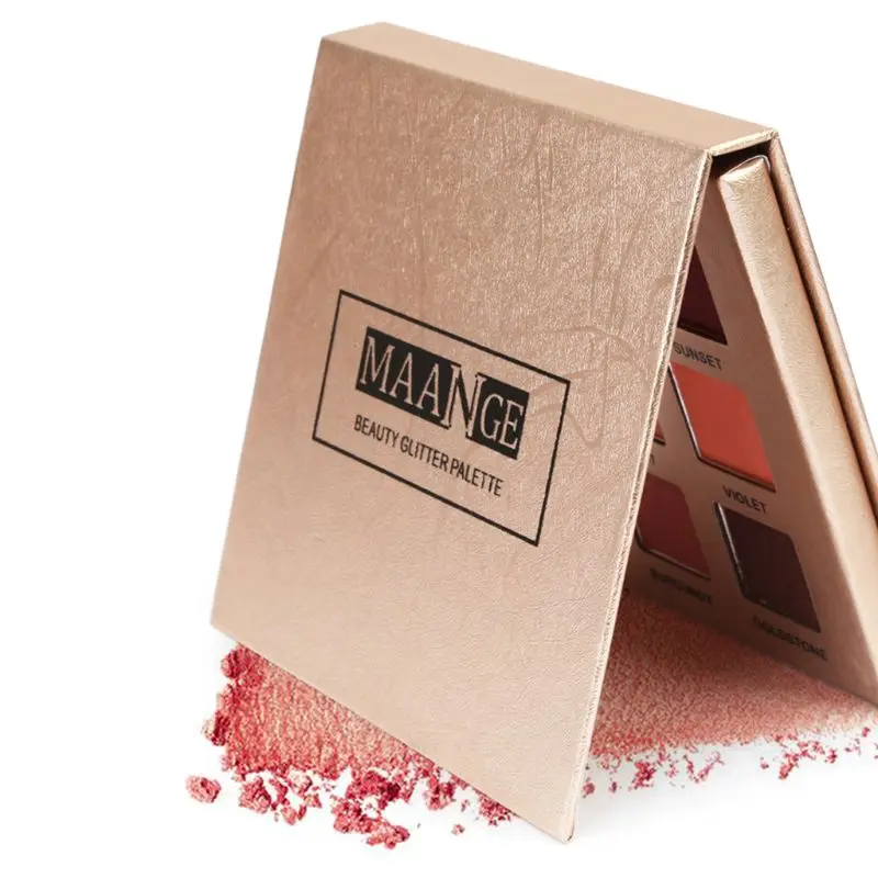 9 Color Matte Eye Shadow Waterproof and Sweat-proof not Blooming Nude Makeup Earth Color Maple Leaf Warm Orange Eye-shadow Tray