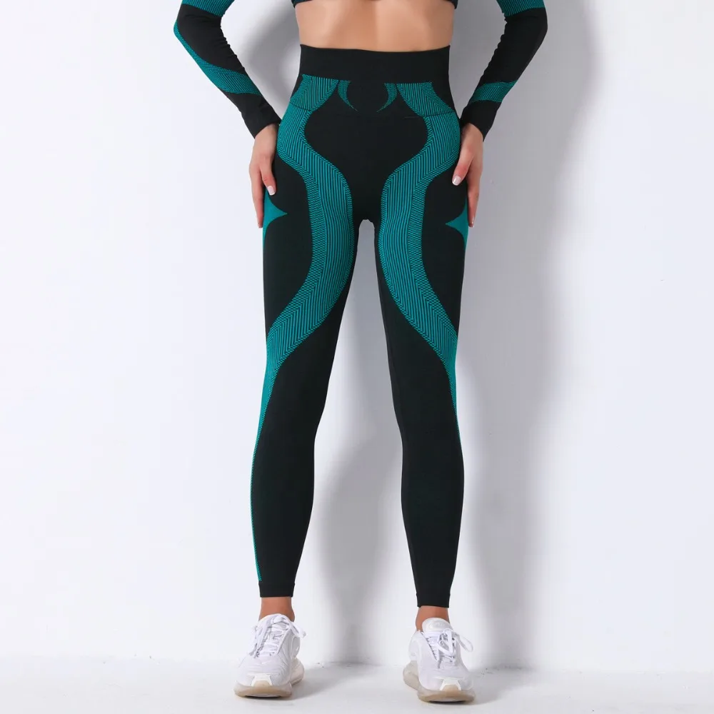 Spandex High Waist Women Digital Printed Fitness Leggings Push Up Sport GYM Leggings 