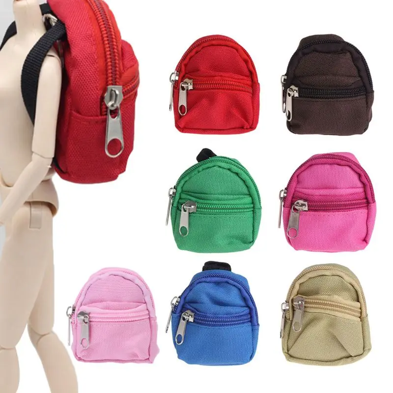 Doll Backpack Bag Accessories Mini Toys Cute Children Gifts 7 Colors For Barbie