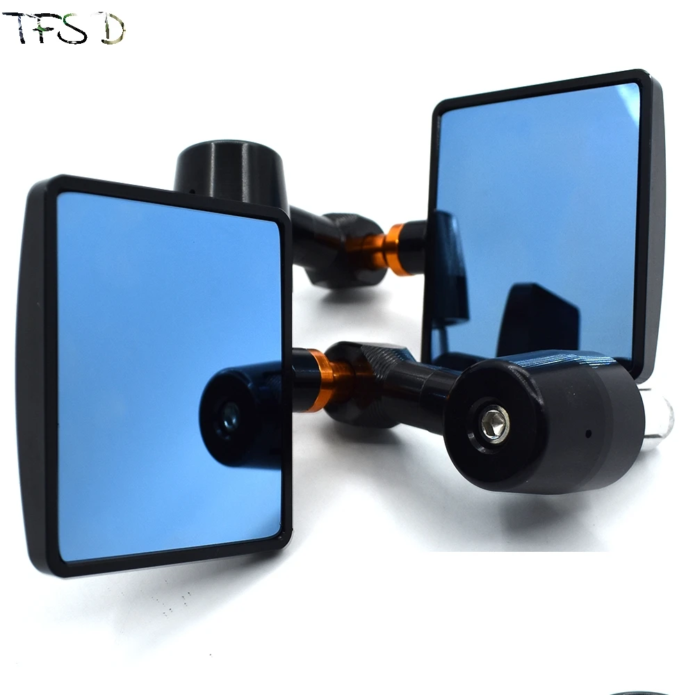 

Motorcycle rearview mirror CNC aluminum square accessory rearview mirror for rod end 7/8 22mm for Aprilia Piaggio Ducati Yamaha