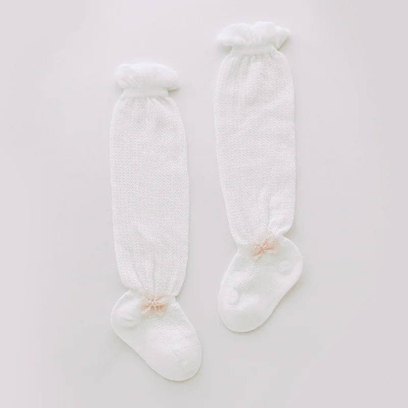 Новые носки для маленьких девочек носки для новорожденных милые кружевные Гольфы принцессы хлопковые носки-тапочки для малышей кальцитовые носки