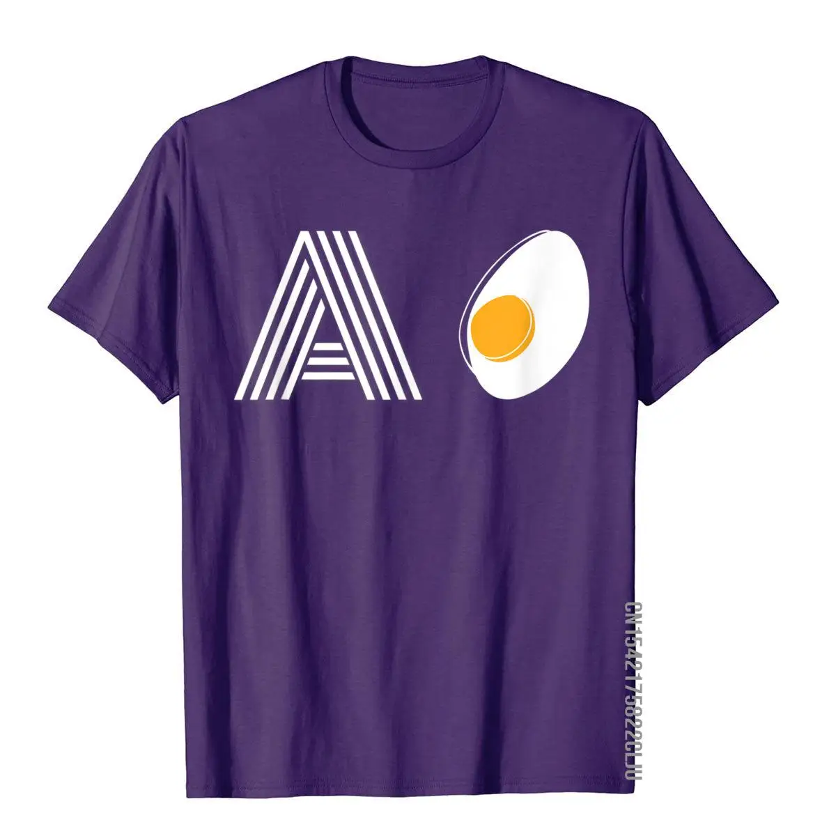 Camisa Chistosa A Huevo Funny Shirt in Spanish. T-Shirt__97A3556purple