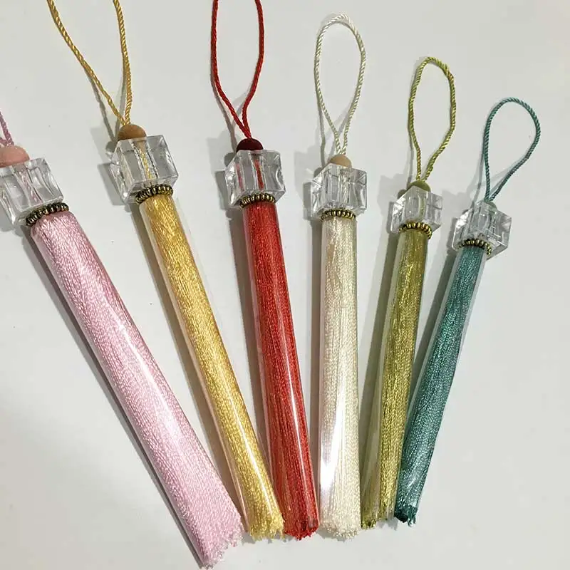 20pcs/package polyester silk tassel hanging ear tassel 25cm tassel curtain accessories home decoration DIY decorative handmade
