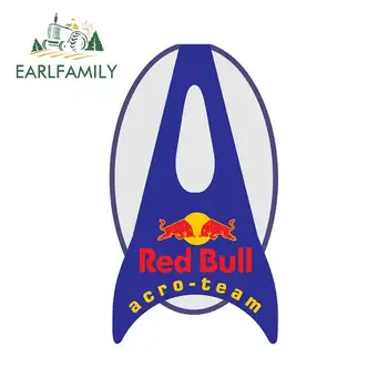 

EARLFAMILY 13cm x 7.5cm for Red of Bull Car Stickers Vinyl Waterproof Creative Vinyl Car Wrap Decals Custom Printing