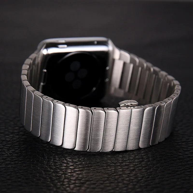 Металлический ремешок, браслет из нержавеющей стали для Apple Watch, серия 4, 5, Ремешки для наручных часов, 40, 44, I Watch, 3 ремешка с бесплатным адаптером