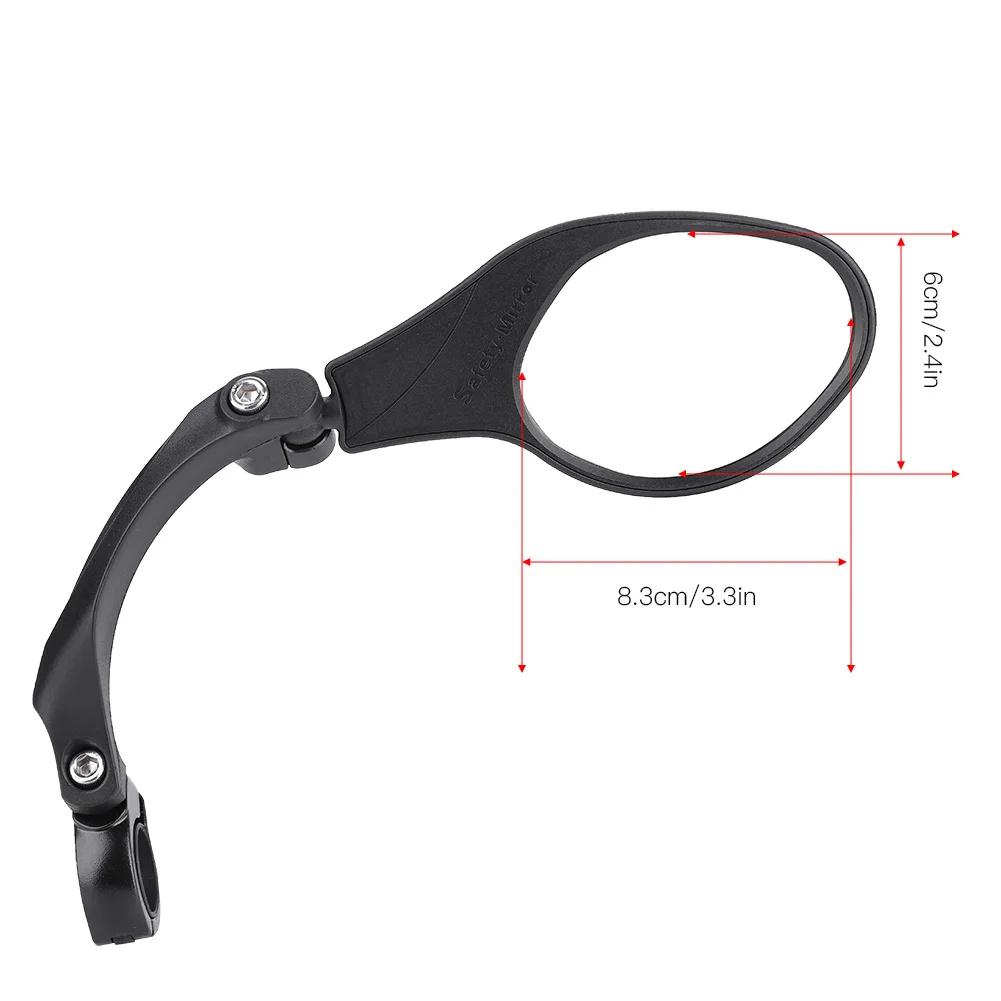 FreeShipping 360 Degree Rotate Bicycle Rear Mirror Wide Angle Handlebar Rearview Mirror for Bike MTB Bicycle Cycling Accessories - Цвет: Right