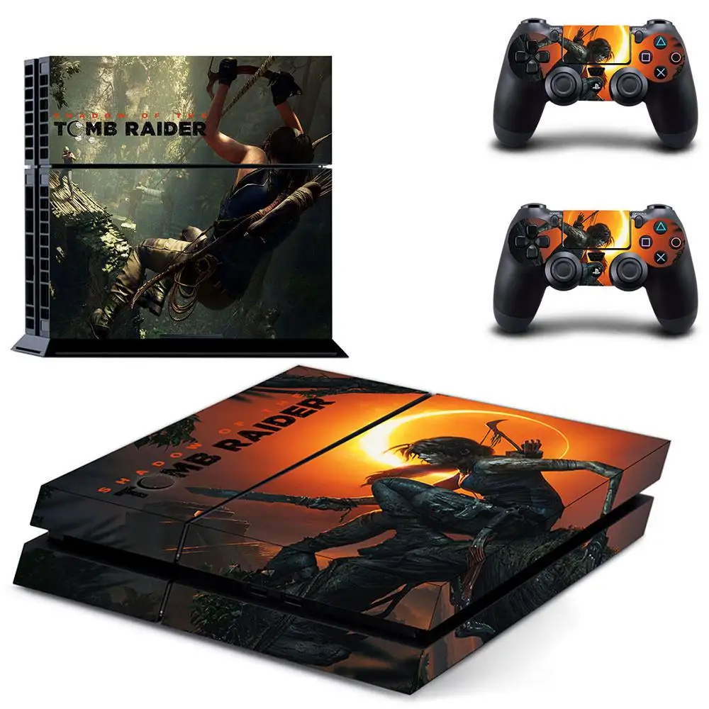 Shadow of the Tomb Raider sticker s Наклейка для PS4 PS 4 Play station Pegatinas консоли playstation и 2