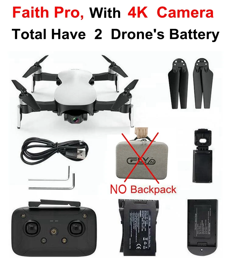 BestPrice CFLY Faith gps RC складной Дрон Квадрокоптер вертолет с 5G Wifi Fpv HD камера VS dream smart pro Дрон - Цвет: faith pro 4k 2b nob