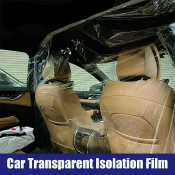 

1.42*2m/1.37*1.7 Transparent Car Anti Droplets Proof Isolation Screen PVC Protection Film Curtain For Uber Taxi Driver Passenger